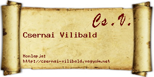 Csernai Vilibald névjegykártya